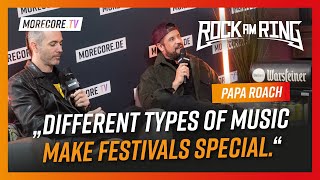 Papa Roach Interview: “The comeback of Nu Metal helps bands like us!” | Rock am Ring 2023