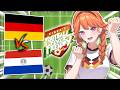 【WATCHALONG】GERMANY vs PARAGUAY go neighbours go!!【Kiara's Football Fever Frenzy】