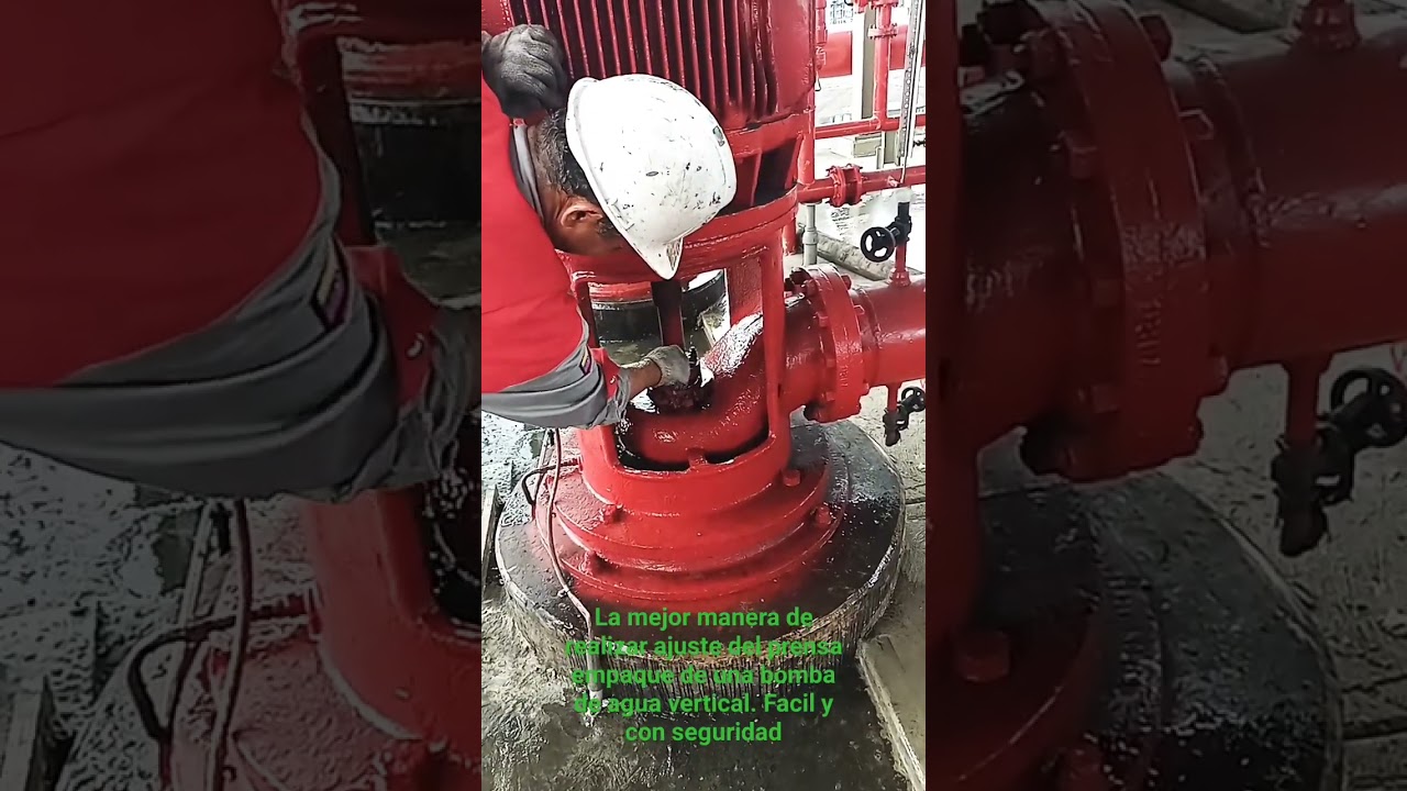 Bomba de agua vertical.