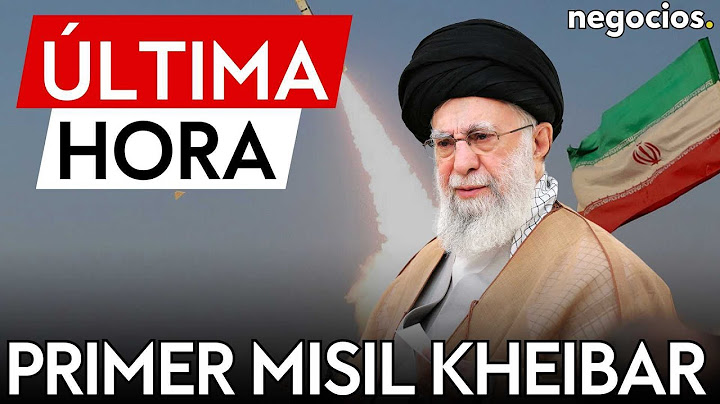 ÚLTIMA HORA | Irán lanza por primera vez el misil Kheibar en su ataque contra Israel
