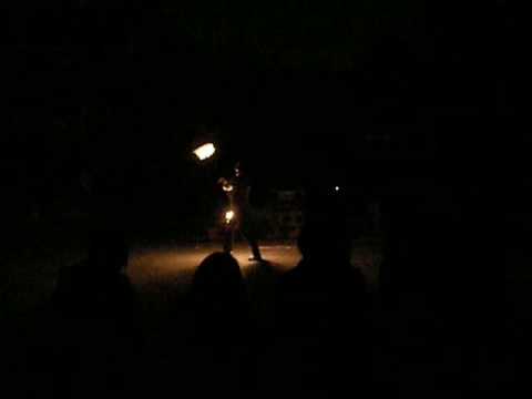 營火晚會火棍表演 By 竹北高中15th風火海&北涵綺16th童軍團