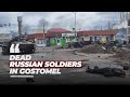 Dead Russian soldiers in Gostomel