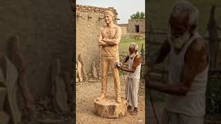 “Mark Rober Wooden Statue Making #TimberHumans #Art #Handmade #WoodWorking #ViralVideo #Trending