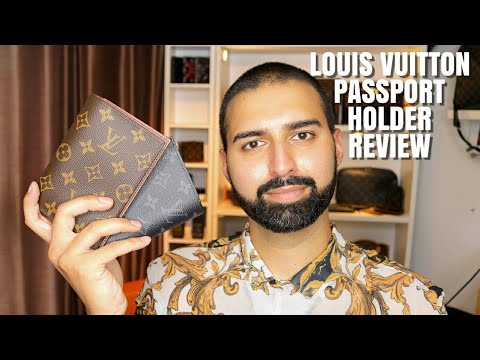 LOUIS VUITTON PASSPORT HOLDER  Review, Comparison & Wear & Tear! 