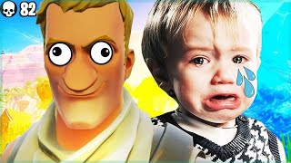 1V1 PLAYGROUND MODE TROLLING MAKES LITTLE KID CRY ON FORTNITE! (XboxAddictionz Fortnite Trolling)