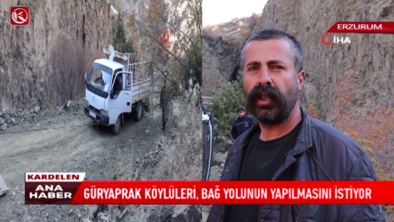 Kardelen TV | Erzurum'un Oltu İlçesinde Köylüler Bağ Yolunun Yapılmasını İstiyor