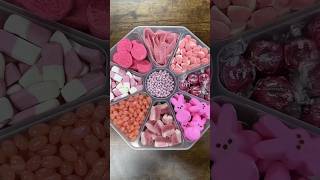 🍬🩷Let’s make an all pink candy platter!🩷🍬 #shorts