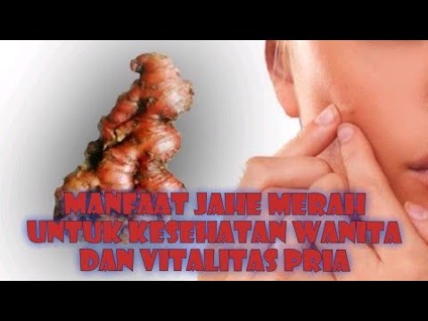 Manfaat jahe merah untuk pria dan wanita