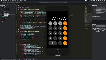 UIButton Calculator Objective-C iOS