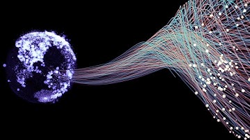 - Twisted Particle Strings 3D Rendering Background | HD