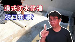 兩年前做的防水層竟然裂了？ 測試最強修復法！海賊王diy日記