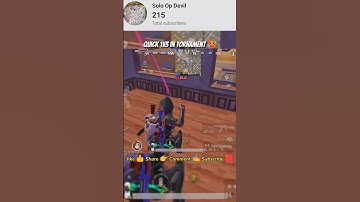 🥶Quick 1v3 With DBS In Tornament 🥵 + Caster