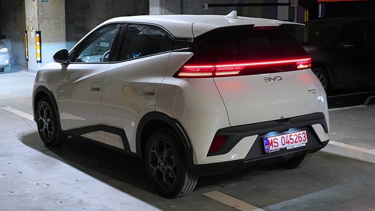 BYD Dolphin Surf 2025 Night Lights Review