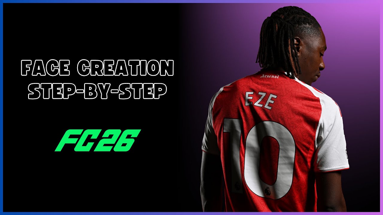 How to create EBERECHI EZE in EA FC 26 - TUTORIAL Face Creation