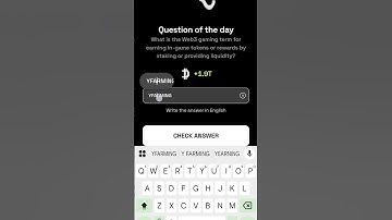 What is the Web3 gaming term for earning in-game tokens or rewards by staking or providing liquidity