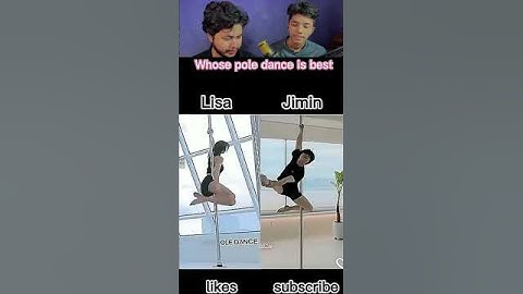 Blackpink lisa vs BTS Jimin Pole dance 🔥🥵♥️