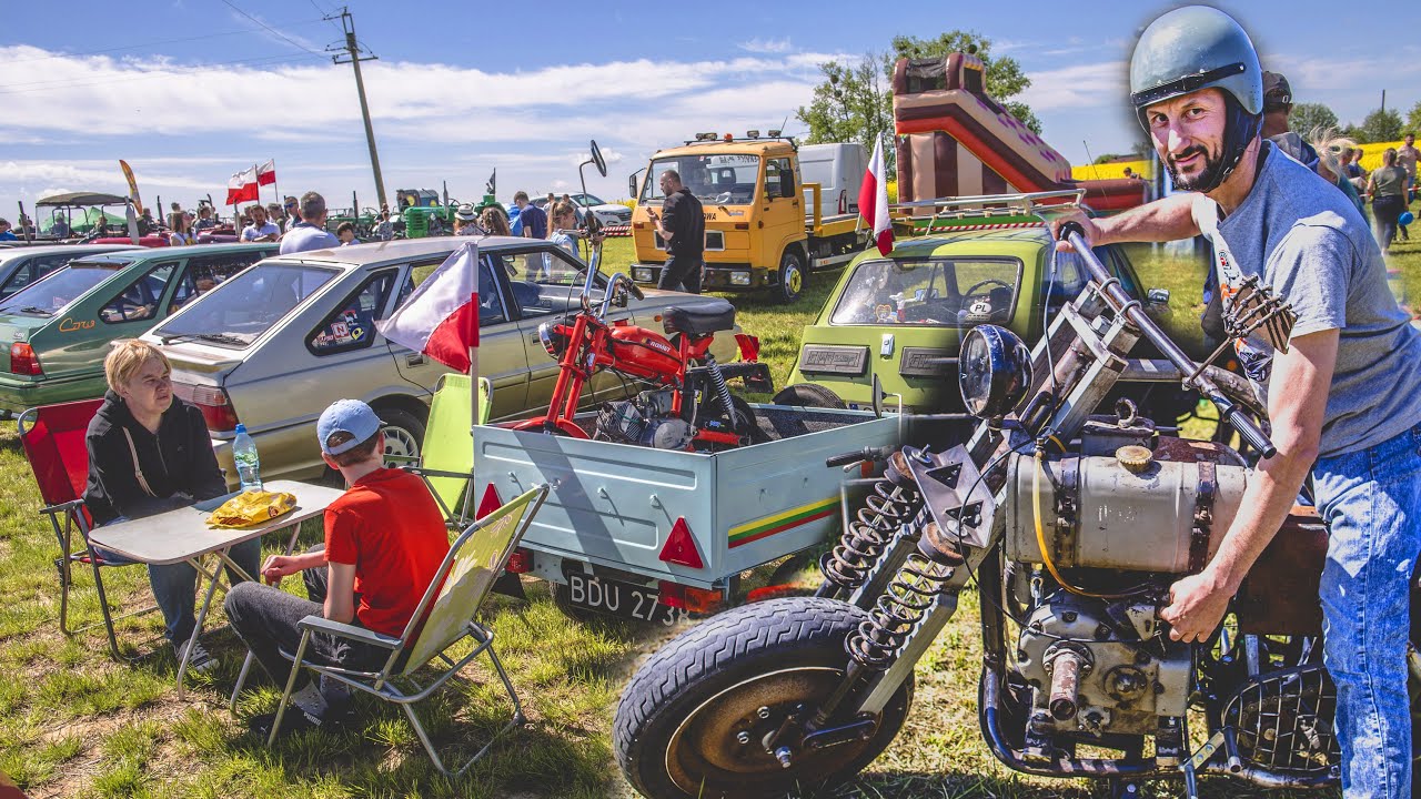 Majówka PRL 2025 - Sicienko - polski motocykl diesel, traktory, perły motoryzacji na polu