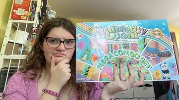 Trying Rainbow Loom For THE FIRST TIME! What Could Go Wrong? (things went wrong.)