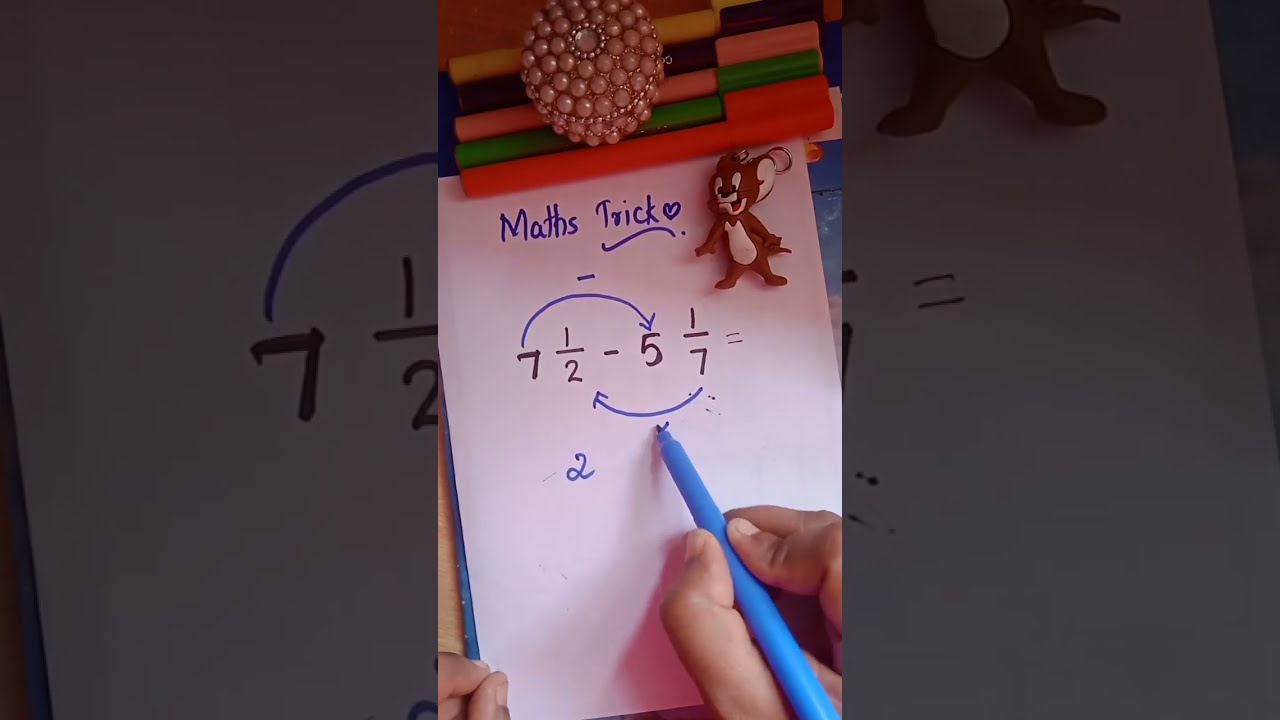 Subtraction Of Mixed Fractions Shorts Trending