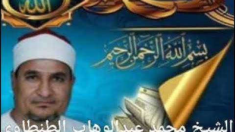 الشيخ محمد عبدالوهاب الطنطاوى وماتيسر من سوره الحشر