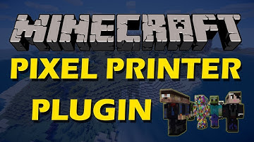 Turn images into pixel art in Minecraft using Pixel Printer Plugin