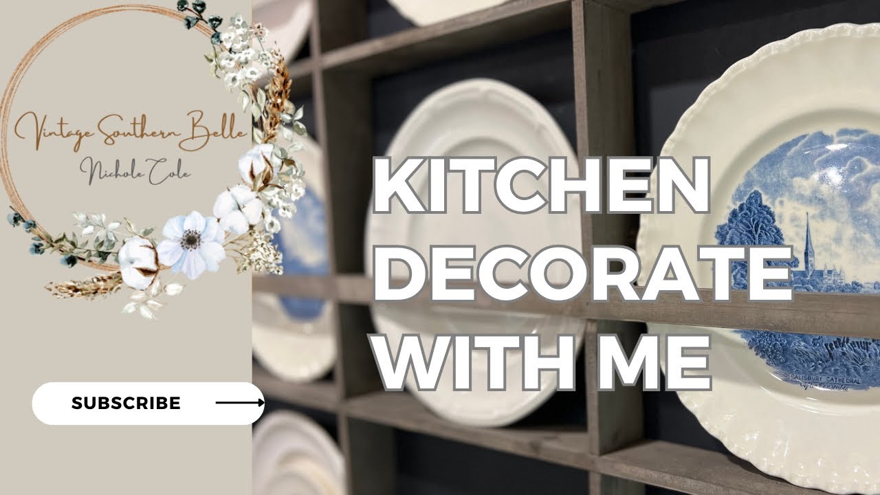 Kitchen Decorate with Me/ Kitchen Decor YouTube