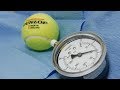 "Bouncy" sulfur hexafluoride gas in tennis balls?