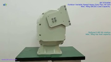 BIT-PT045W 45kg load heavy duty pan tilt unit