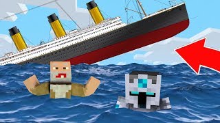 JANGAN PERNAH KALIAN NAIKIN KAPAL TITANIC TERBESAR DI DUNIA MINECRAFT WKWKW!