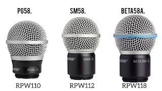 Cápsulas RPW110 PG58, RPW118 Beta 58A, RPW112 SM58, Shure Original Para Microfones Sem Fio, Vende-Se