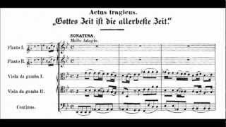 [Sonatina] Actus Tragicus BWV 106 - Johann Sebastian Bach chords