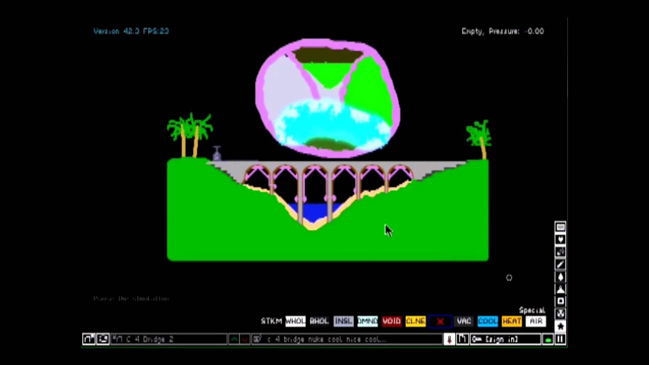 |Powder Toy - Physics simulator| Prova bomba atomica