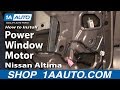 How to Replace Power Window Motor 1993-2005 Nissan Altima