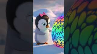 A mistry egg 🥚😱😍 #penguin #kidsvideo #funny #snowfall #cartoon #penguinadventures #animation #kids