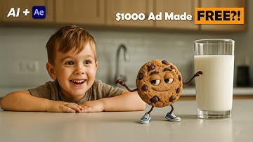 I Created a $1000 Cookie Commercial Using Only After Effects + AI Tools