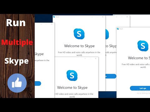 How to run multiple skype in windows 7,10 | skype me kaise multiple account create kare|2021-22