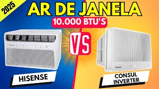 AR CONDICIONADO DE JANELA 10.000 BTUs: Consul Inverter ou Hisense? Qual o Melhor? Comparativo!