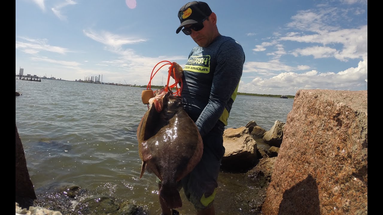 flounder fishing ferry landing Galveston, Texas YouTube