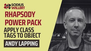 41. Power Pack for IBM Rhapsody - Apply Class Tags to Object