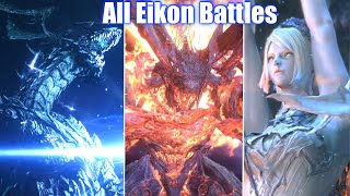 Final Fantasy 16 - All Summons &amp; Eikon Boss Fights