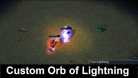 World Editor: Custom Orb of Lightning