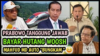 Download lagu PRABOWO 'RESPONSIBLY' PAYED WOOSH DEBT, MAHFUD MD AUTO 'STAYS SILENT' 😆😆