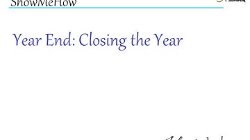 Adagio Ledger - Year End - Close Fiscal Year