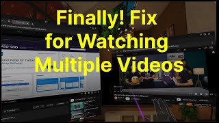 How to watch multiple videos at the same time in Fluid (also works for music.)