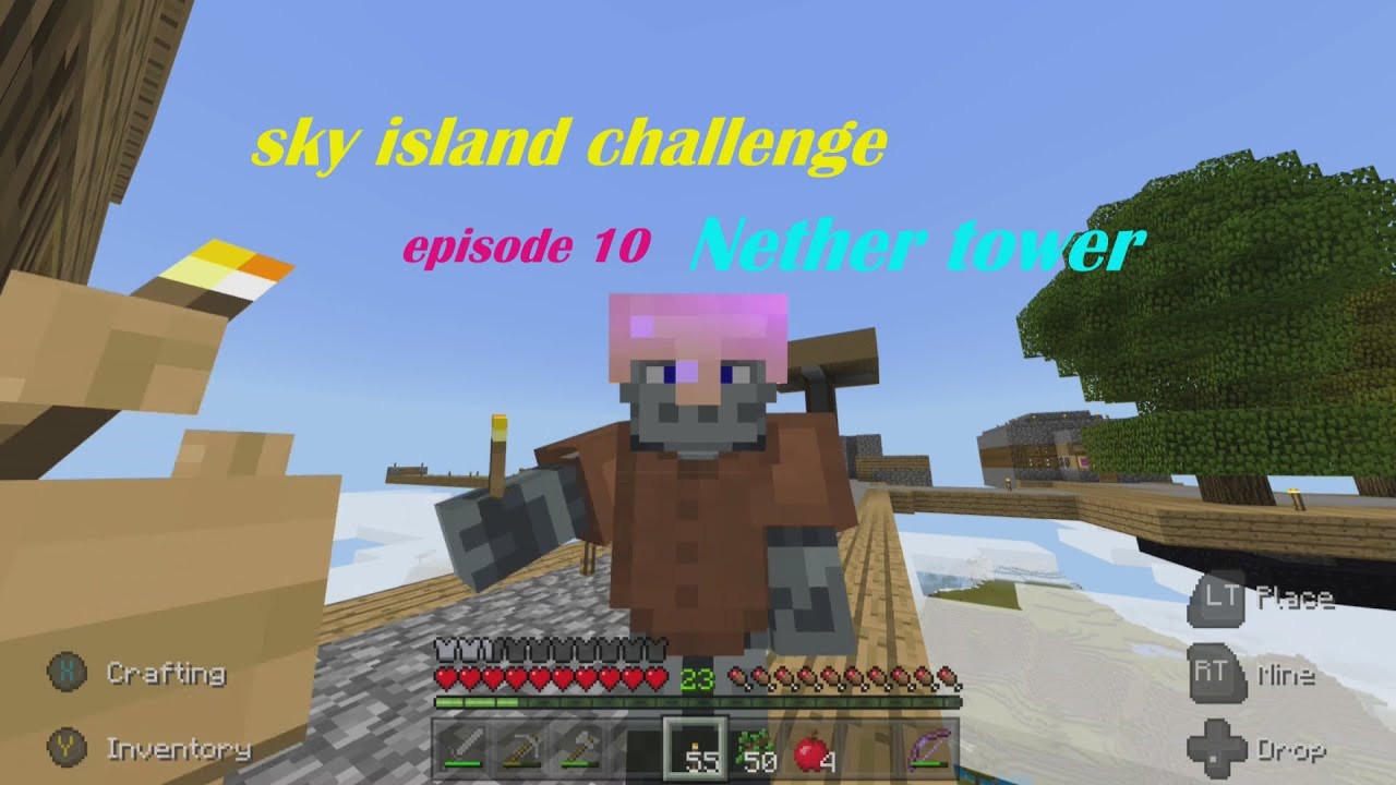 sky island challenge episode 10 nether tower