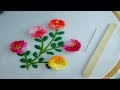 Sewing Hack with Ice Cream Stick| Hand Embroidery amazing Tricks #11|super easy embroidery trick