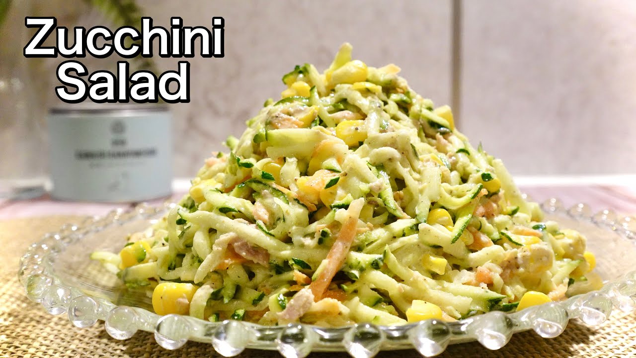 ズッキーニの食べ方はこのサラダがベストでした！無限に止まらないからたっぷり作って下さい