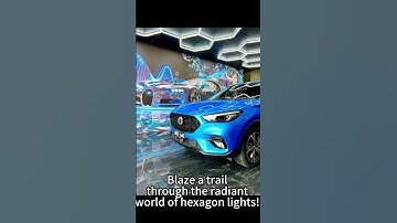 Blaze a trail through the radiant world of hexagon lights#worklight #car  #hexagonlight
