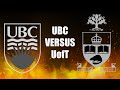 Uoft vs ubc