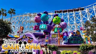 Disney California Adventure Walk 2026 – Buena Vista Street to Pixar Pier & Grizzly Peak 4K